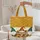 Autumn Gnomes Leaves Sunflowers Pumpkins - Fall Season Home Decor Gift Quilted Tote Bag - 5