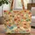 Birds Bunting Pennant Flags Flowers - Everyday Lifestyle Home Decor Gift for Bird Lover Quilted Tote Bag - 1