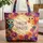 Fantastical Owls Glowing Flowers Floral Wreath Your Name - Owl Lover Gift Quilted Tote Bag - 1
