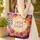 Fantastical Owls Glowing Flowers Floral Wreath Your Name - Owl Lover Gift Quilted Tote Bag - 4