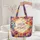 Fantastical Owls Glowing Flowers Floral Wreath Your Name - Owl Lover Gift Quilted Tote Bag - 5