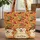 Personalized Golden Retriever Autumn Leaves Name - Fall Harvest Dog Lover Gift Quilted Tote Bag - 1