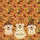 Personalized Golden Retriever Autumn Leaves Name - Fall Harvest Dog Lover Gift Quilted Tote Bag - 7