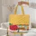 Personalized Name Red Apple Colorful Crayons School Bus Back to School Gift for Kids Quilted Tote Bag - 5