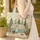 Vintage Camping Trailer Pine Forest Campfire Personalized Sign Camping Trip Gift Quilted Tote Bag - 4