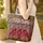 Cardinal Birds Floral Garden Folk - Wildlife Lover Everyday Gift Quilted Tote Bag - 4