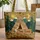 Rustic Teepee Mountains Sun Moon Arrowhead Leaves Wooden Sign - Outdoor Adventure Gift Quilted Tote Bag - 1