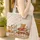 Rustic Vintage Books Wildflowers Scroll - Everyday Tote for Book Lovers Quilted Tote Bag - 4