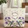 Hummingbirds Your Name Wreath Petunia Bell Flowers - Nature Lover Gift Quilted Tote Bag - 1