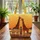 Giraffes Savanna Acacia Trees Personalized Name Scroll - Wildlife Lover Gift Quilted Tote Bag - 3