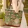 Richly Bound Bookshelves Library Globe Name Sign - Reading Lover Gift Quilted Tote Bag - 4