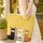 Black Cream Brown Llamas Leaf Garland Golden Swirls - Everyday Carry Gift Quilted Tote Bag - 4