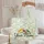 Chinoiserie Birds White Blossoms Personalized Name - Wildlife Lover Gift Quilted Tote Bag - 5