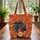 African Woman Profile Ornate Headwear - Everyday Carryall Travel Gift Quilted Tote Bag - 3