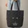 Majestic Black Cat Golden Eyes Crescent Moon Star Swirls - Celestial Cat Lover Gift Quilted Tote Bag - 6