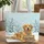 Personalized Golden Retriever Winter Forest Snow - Dog Owner Gift Quilted Tote Bag - 1