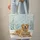 Personalized Golden Retriever Winter Forest Snow - Dog Owner Gift Quilted Tote Bag - 6