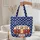 Camper Van Red White Blue Stars Hearts - Fourth of July Road Trip Gift Quilted Tote Bag - 5