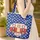 Camper Van Red White Blue Stars Hearts - Fourth of July Road Trip Gift Quilted Tote Bag - 4