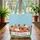 Vibrant Tulips Floral Fox Playing Curved Name Scroll - Nature Lover Gift Everyday Tote Quilted Tote Bag - 3