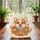 Smiling Corgi Autumn Maple Leaves Rustic Sign - Fall Season Dog Lover Gift Quilted Tote Bag - 3