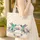Hummingbirds Floral Wreath 'Your Name' Blossoms - Nature Lover Everyday Carry Quilted Tote Bag - 4