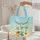 Beach Sandcastle Cocktail Palm Tree Bunting Flag - Summer Travel Gift for Vacation Lover Quilted Tote Bag - 5