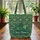 Shamrock Celtic Knotwork Leaf Garland - Everyday Tote Quilted Tote Bag - 3