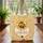 Bumblebee Golden Sunflower Floral Wreath Name - Nature Lover Everyday Tote Quilted Tote Bag - 3