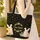 Bunnies Sunflower Wreath Olive Leaves - Wildlife Lover Everyday Carry Gift Quilted Tote Bag - 4