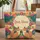 Nuzzling Desert Fox Mountain Succulent Blossom - Wildlife Lover Gift Quilted Tote Bag - 1