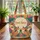 Nuzzling Desert Fox Mountain Succulent Blossom - Wildlife Lover Gift Quilted Tote Bag - 3