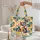 Cat Face Expressive Eyes Flowing Ribbon Organic Swirls - Everyday Carry for Cat Lover Quilted Tote Bag - 5