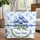 Texas Bluebonnet Flowers Blue Floral Name Garland - Floral Lover Everyday Tote Quilted Tote Bag - 1