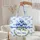 Texas Bluebonnet Flowers Blue Floral Name Garland - Floral Lover Everyday Tote Quilted Tote Bag - 5