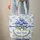Texas Bluebonnet Flowers Blue Floral Name Garland - Floral Lover Everyday Tote Quilted Tote Bag - 6