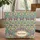 Indian Botanical Floral Paisley Medallion - Boho Lifestyle Gift Quilted Tote Bag - 1