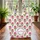 Botanical Floral Medallion Wreath - Everyday Accessory for Her Quilted Tote Bag - 3