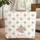 Pink Flower Bouquet Green Vine Wreath Everyday Gift Quilted Tote Bag - 1