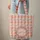 Personalized Folk Floral Wreath Pink Blooms - Nature Lover Birthday Quilted Tote Bag - 6