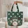 Ornate Personalized Poppy Flower Botanical Bouquet - Nature Lover Everyday Style Quilted Tote Bag - 5