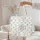 Pink Floral Sprigs Diamond Trellis Bouquet - Everyday Carryall Present for Women Quilted Tote Bag - 5