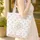 Pink Floral Sprigs Diamond Trellis Bouquet - Everyday Carryall Present for Women Quilted Tote Bag - 4