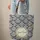 Indian Fan Leaf Damask Floral Medallion Personalized Gift Quilted Tote Bag - 6
