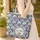 Fan Shell Your Name - Boho Lifestyle Everyday Tote Travel Essential Vacation Gift for Her Quilted Tote Bag - 4