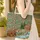 Brown Bear Waterfall Log Cabin Botanical - Nature Explorer Everyday Tote Quilted Tote Bag - 4