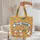 Happy Corgi Butterflies Your Name - Pet Lover Everyday Tote Gift Quilted Tote Bag - 5