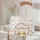 Peaches Honeybees Peach Blossoms Leaves Floral Wreath - Personalized Everyday Gift Quilted Tote Bag - 5