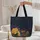 Starlit Night Sky Campfire A-Frame Tent Name Sign - Camping Lover Gift Quilted Tote Bag - 5