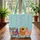 Colorful Chickens Sunflowers Wildflowers Garden Rustic Sign - Farmhouse Decor Gift Quilted Tote Bag - 3
